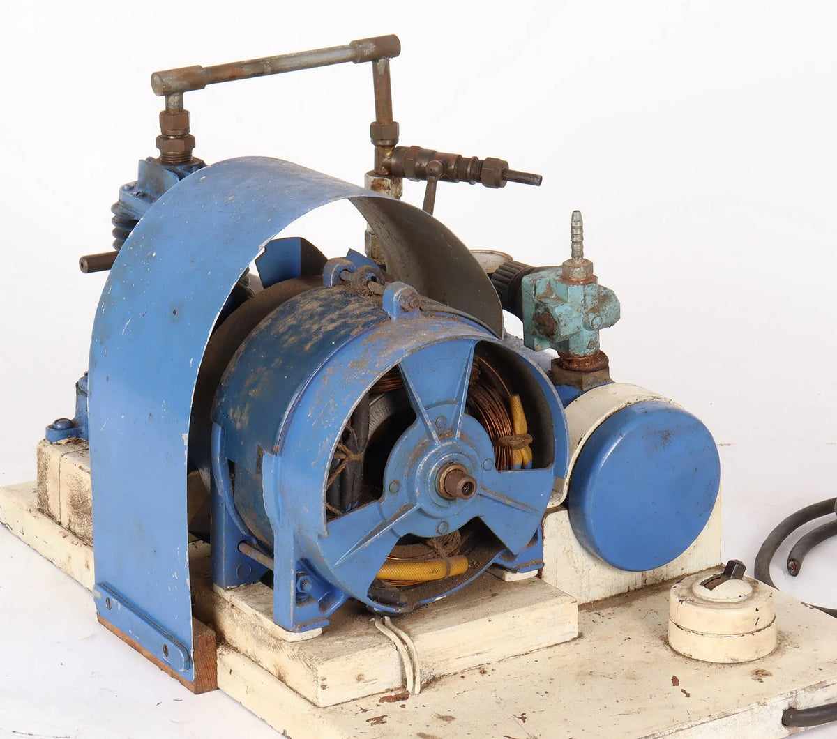 Stuart Turner twin cylinder compressor with motor