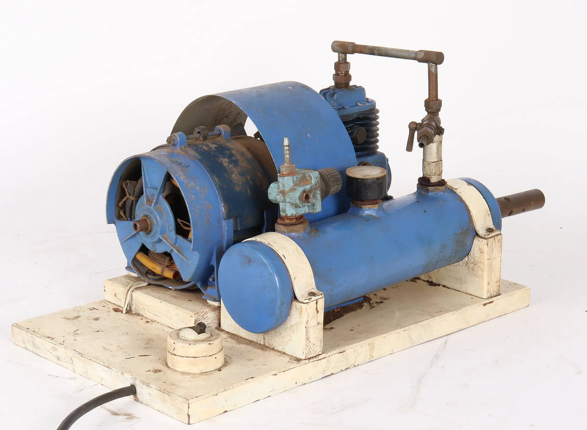 Stuart Turner twin cylinder compressor with motor