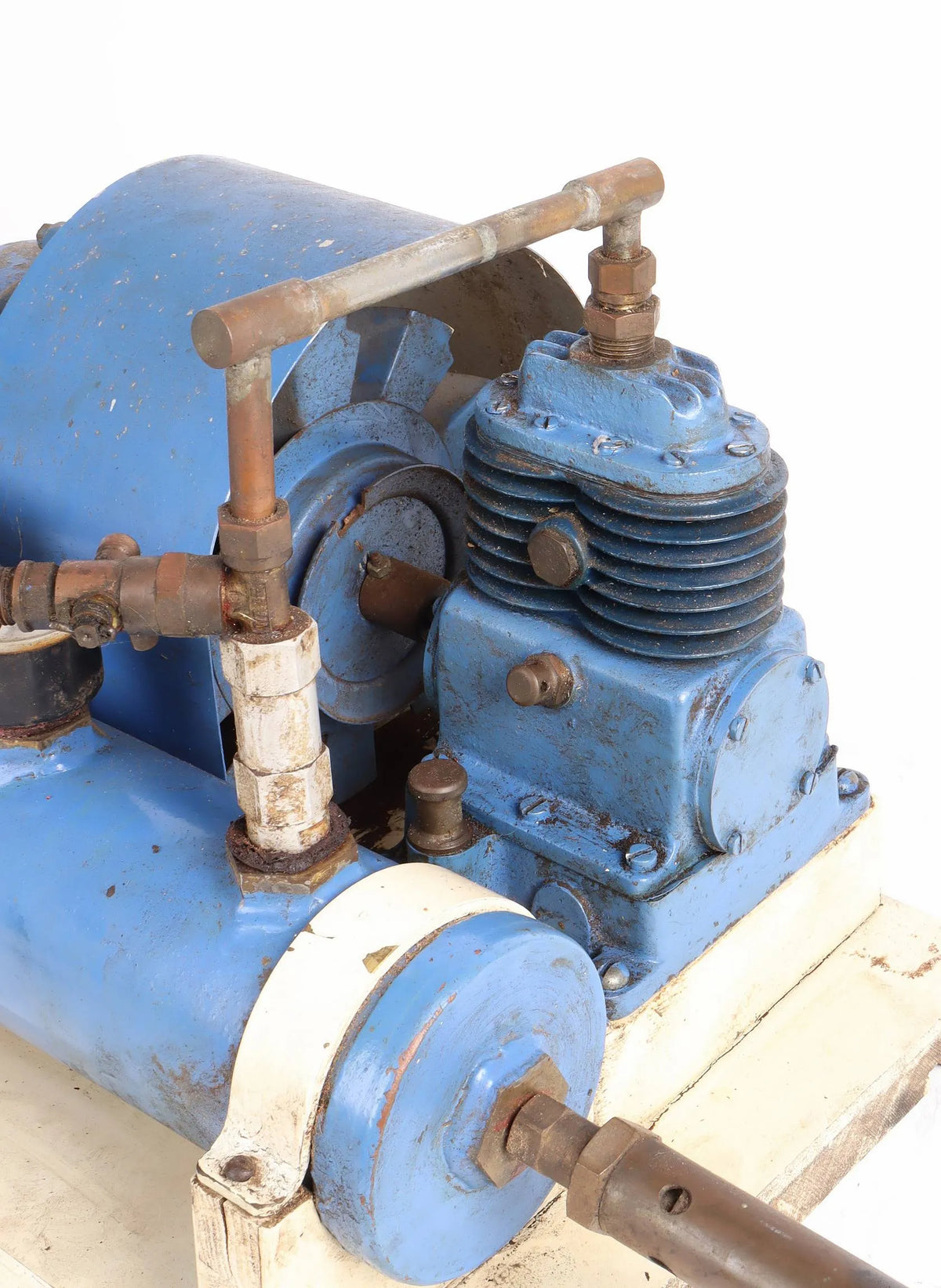 Stuart Turner twin cylinder compressor with motor