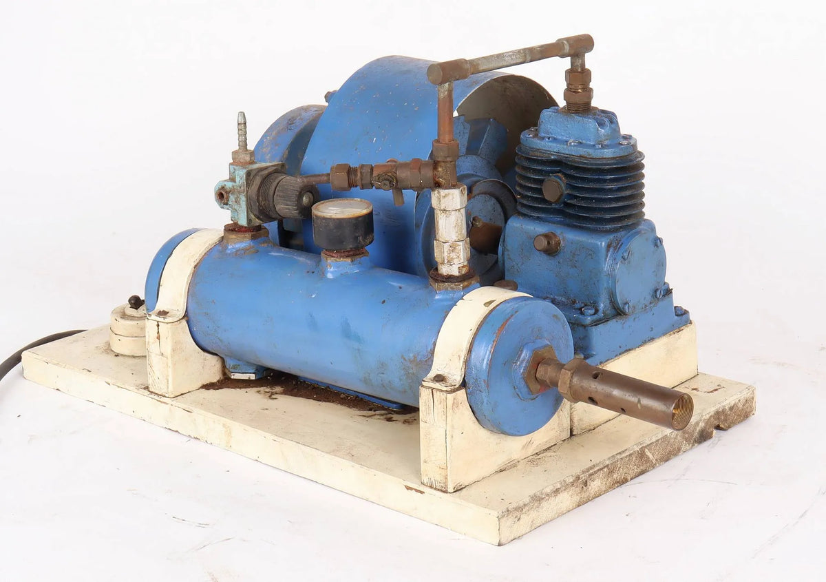 Stuart Turner twin cylinder compressor with motor