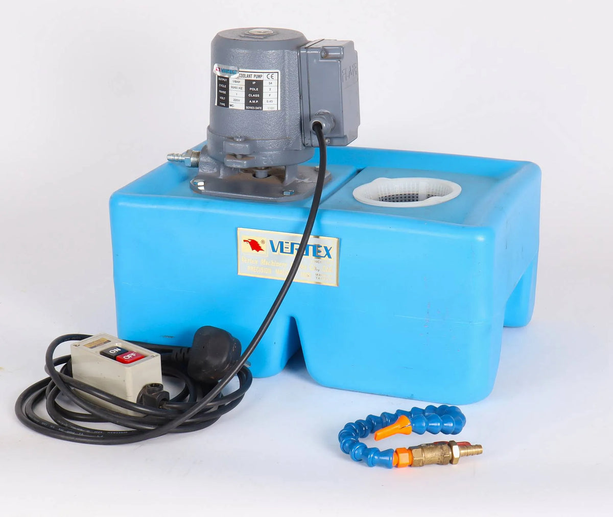 Vertex coolant pump & tank