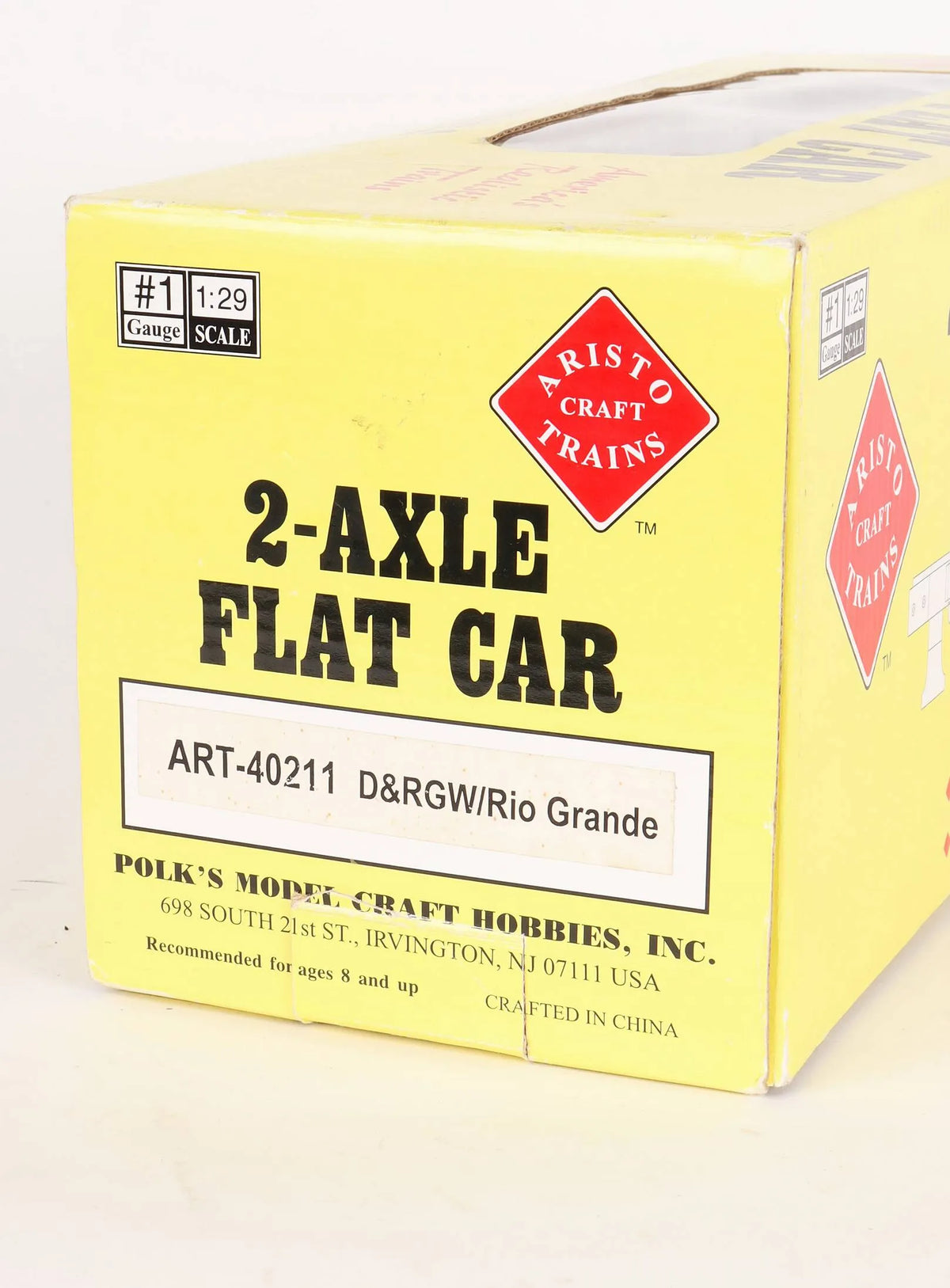 Pair of Gauge 1 Aristocraft container wagons and flat car