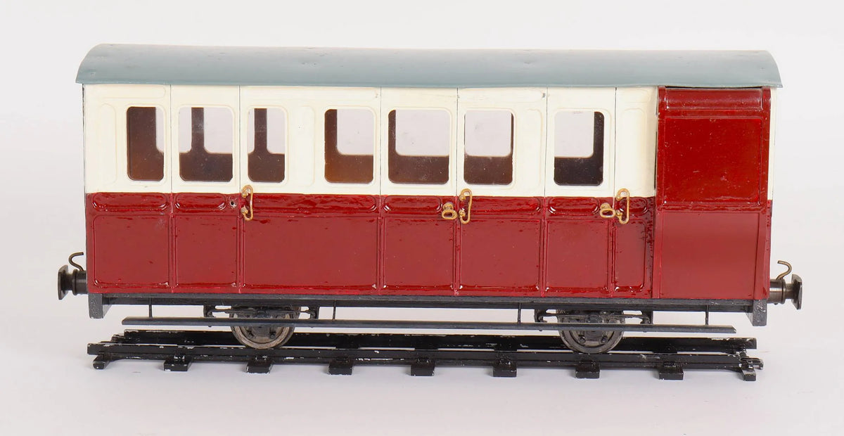 Pair of 16mm narrow gauge coaches