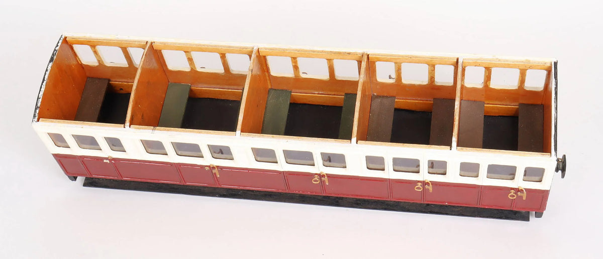 Pair of 16mm narrow gauge coaches