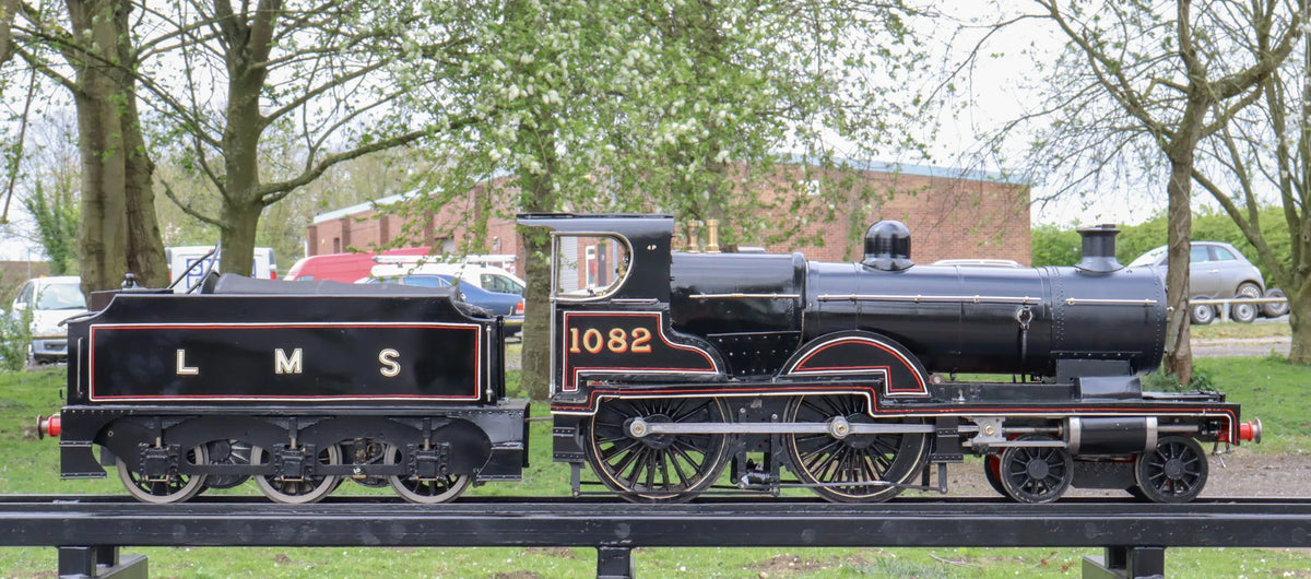5 inch gauge LMS 4P 4-4-0 steam outline