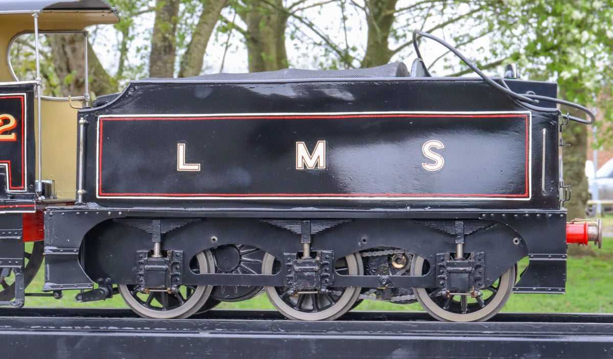 5 inch gauge LMS 4P 4-4-0 steam outline