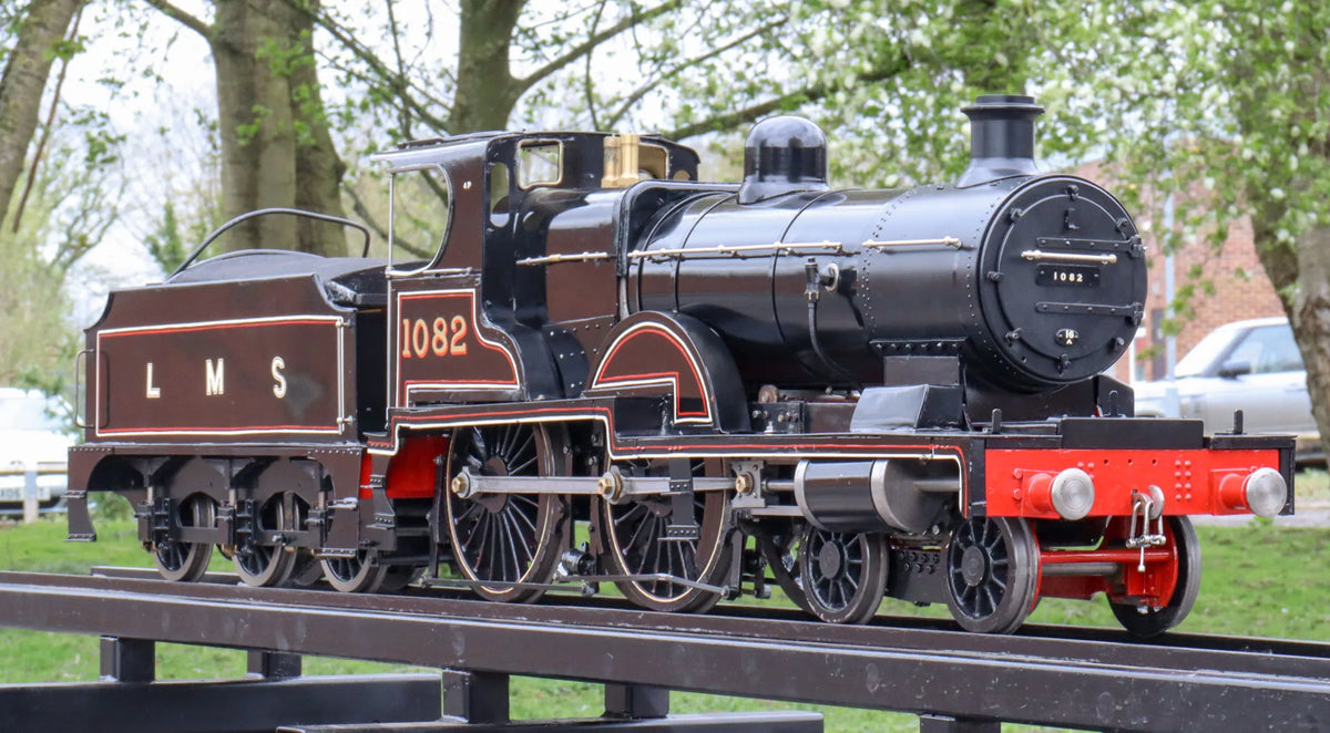 5 inch gauge LMS 4P 4-4-0 steam outline