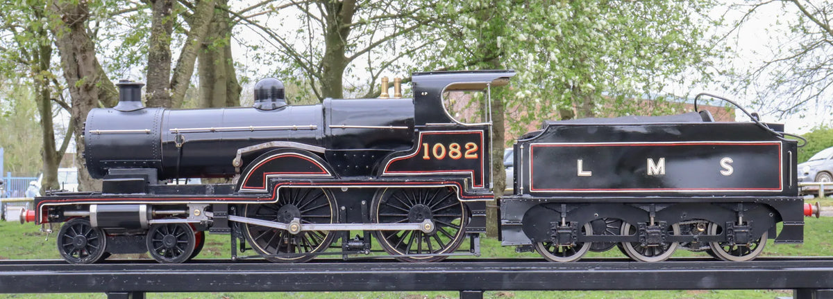 5 inch gauge LMS 4P 4-4-0 steam outline