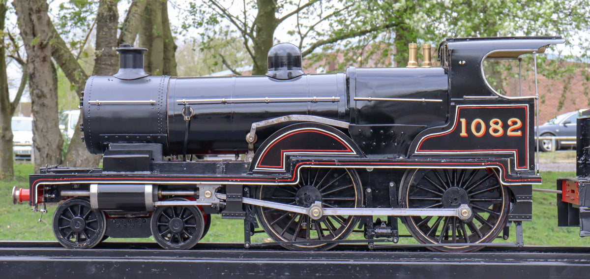 5 inch gauge LMS 4P 4-4-0 steam outline