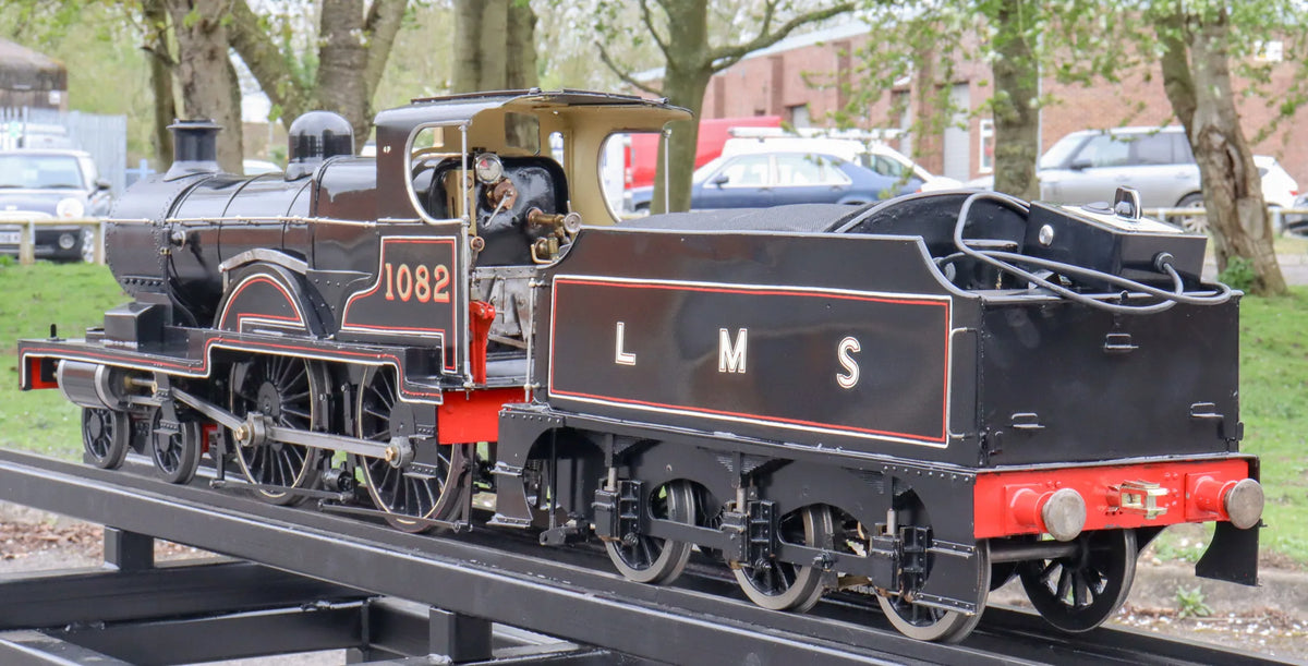 5 inch gauge LMS 4P 4-4-0 steam outline