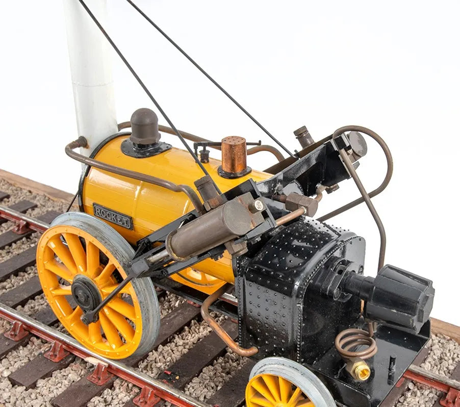 3 1/2 inch gauge Hornby "Rocket" with coach
