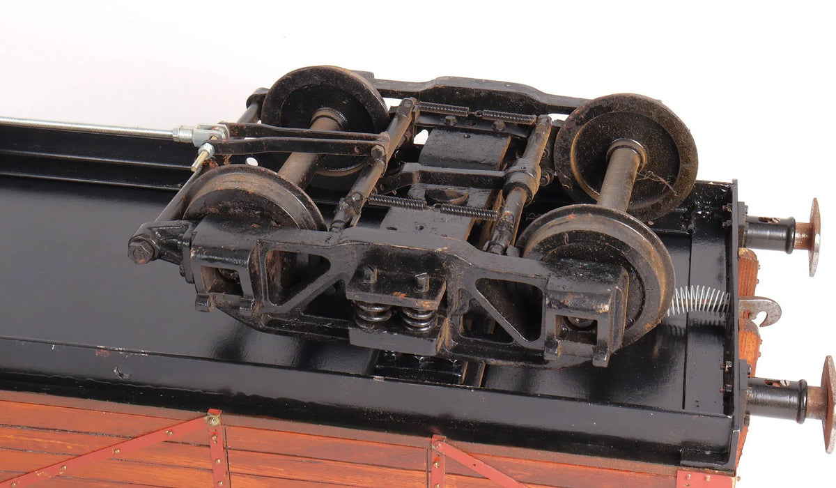 5 inch gauge braked bogie wagon