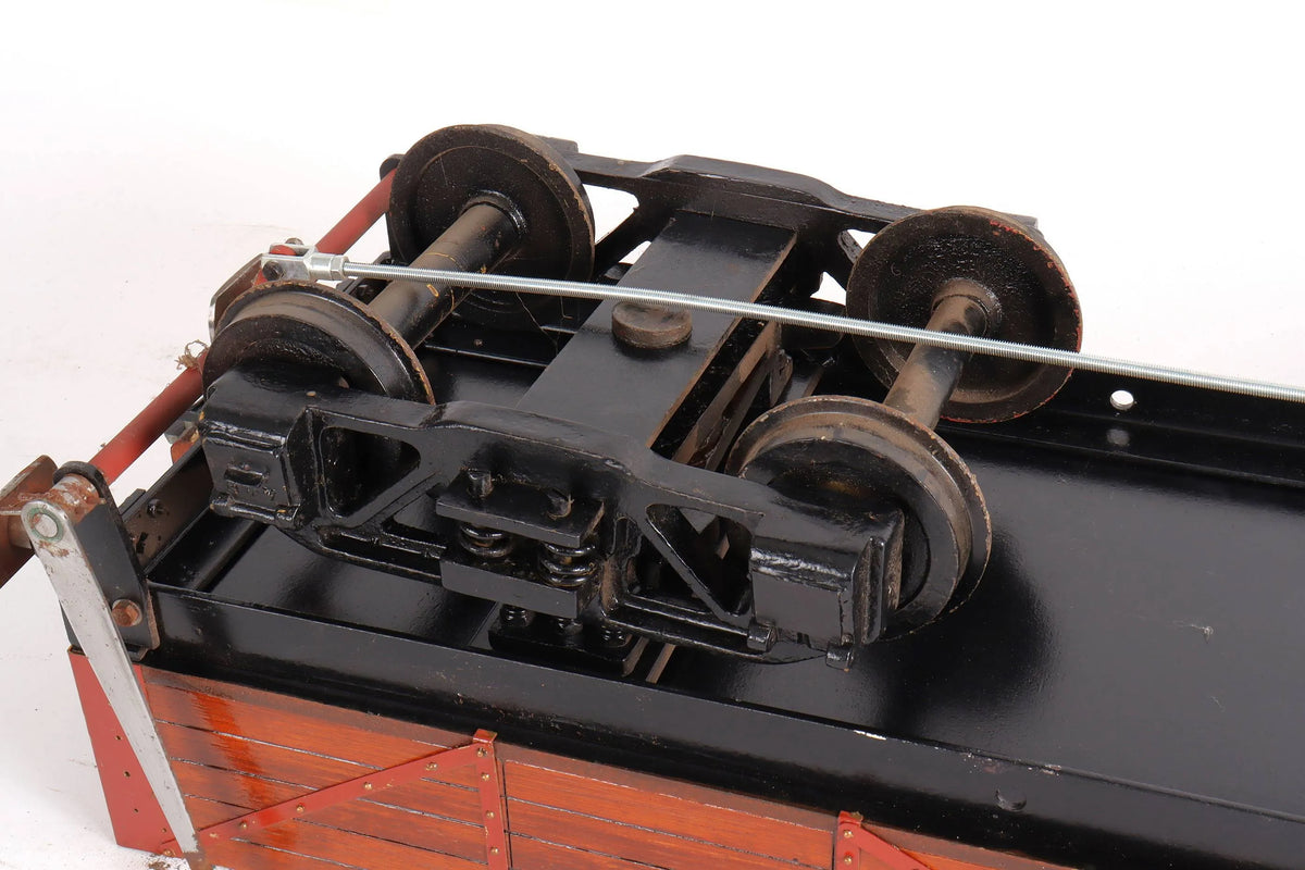 5 inch gauge braked bogie wagon