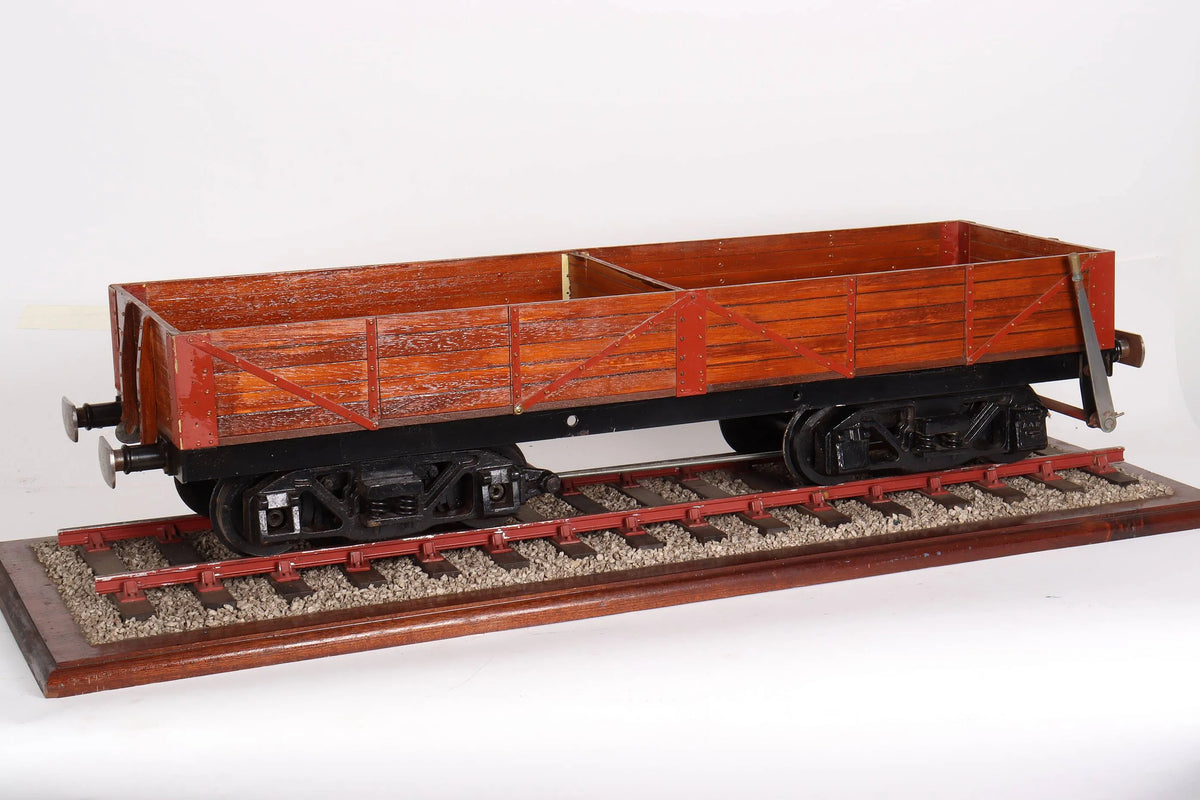 5 inch gauge braked bogie wagon