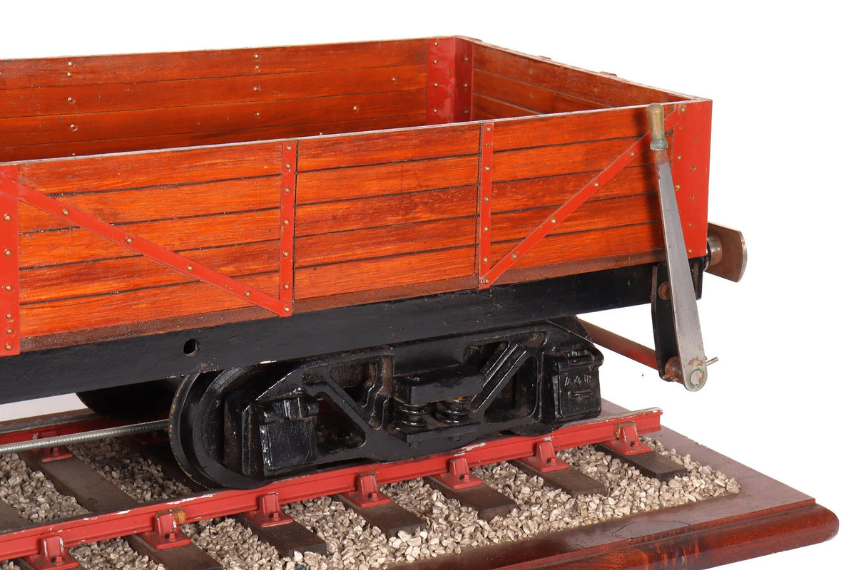 5 inch gauge braked bogie wagon