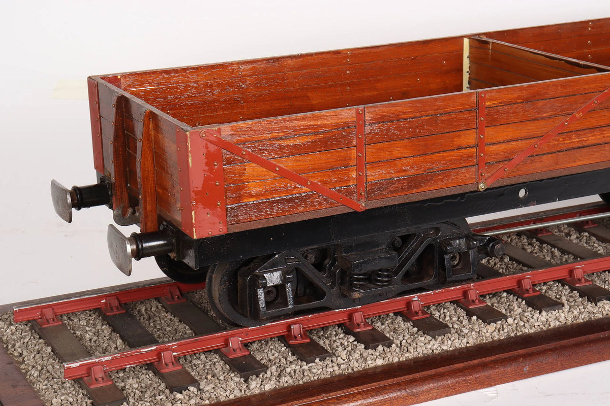5 inch gauge braked bogie wagon