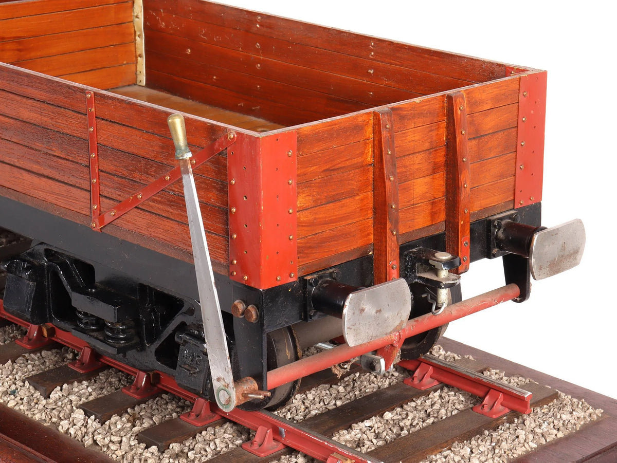 5 inch gauge braked bogie wagon