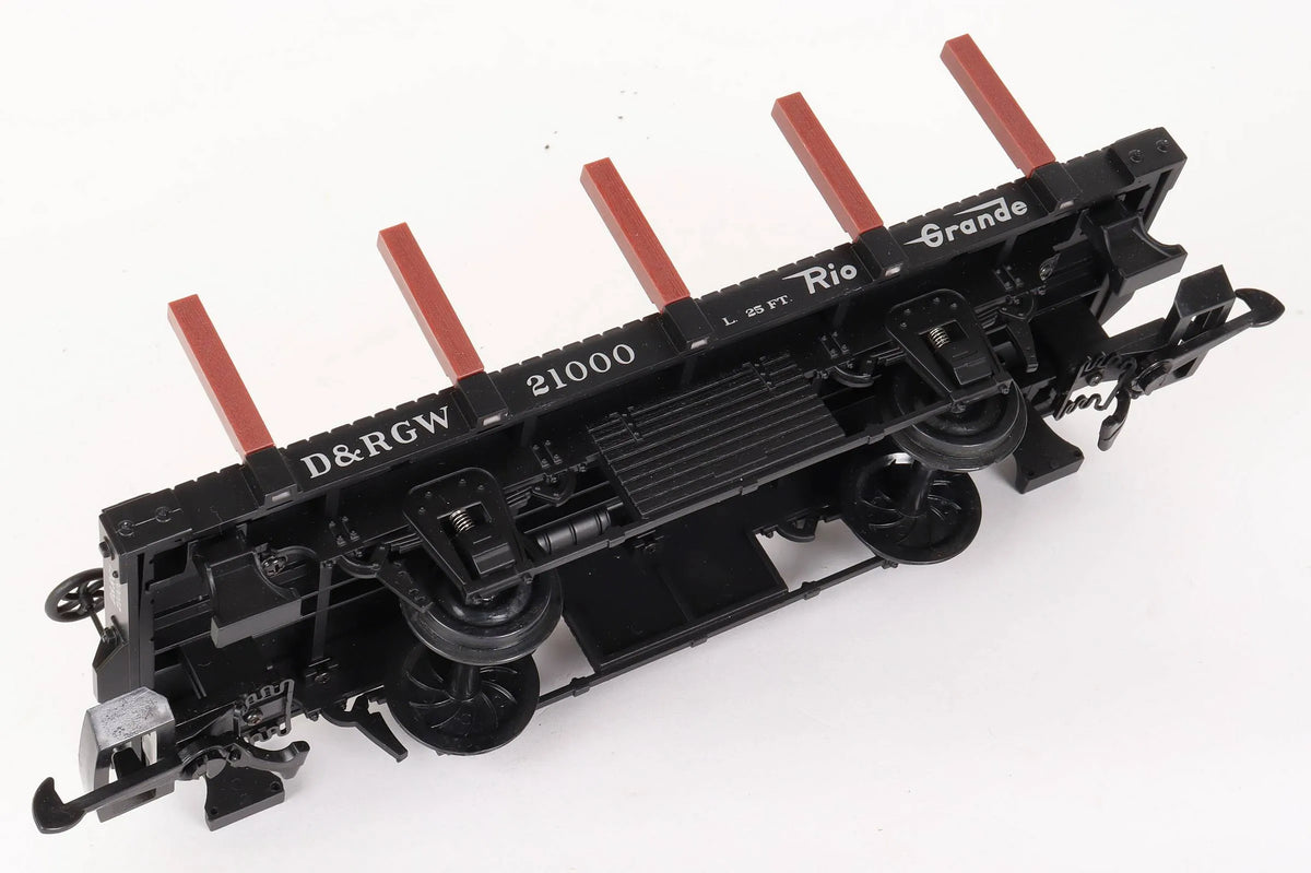 Pair of gauge 1 Aristocraft flat cars & caboose