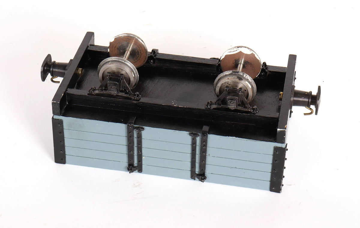 Two 32mm plank wagons & guards van