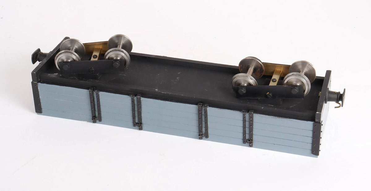 Two 32mm plank wagons & guards van