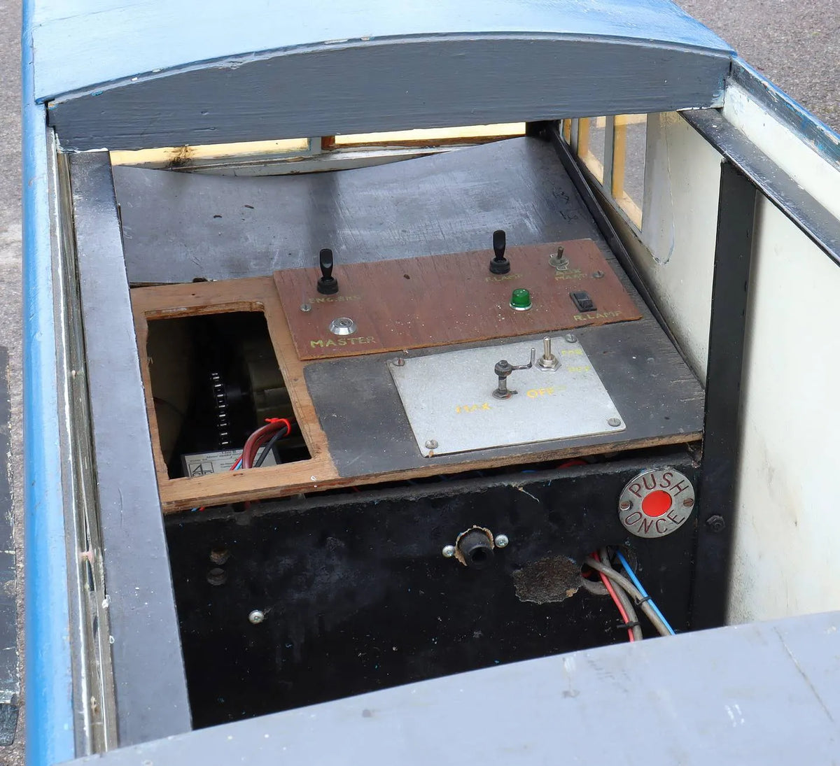 7 1/4 inch gauge ride-in battery electric