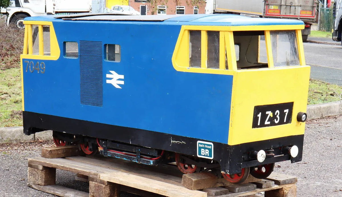 7 1/4 inch gauge ride-in battery electric