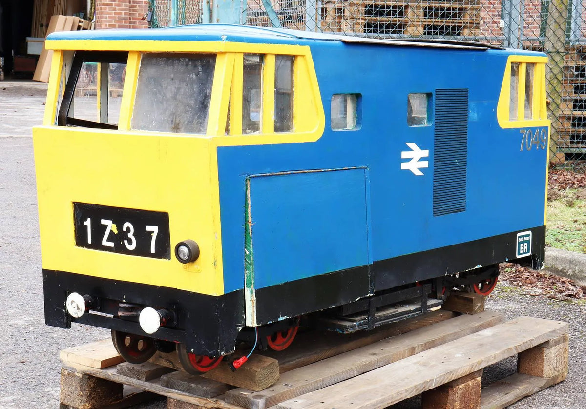 7 1/4 inch gauge ride-in battery electric