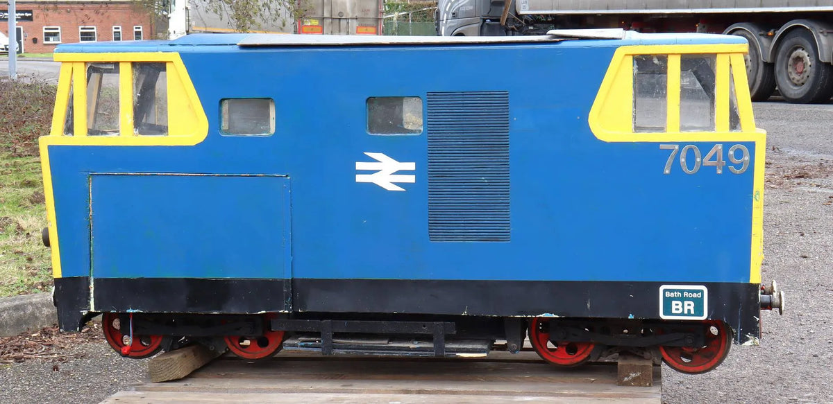7 1/4 inch gauge ride-in battery electric