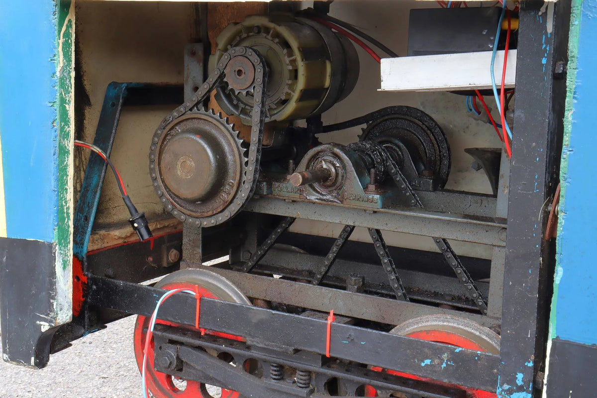 7 1/4 inch gauge ride-in battery electric