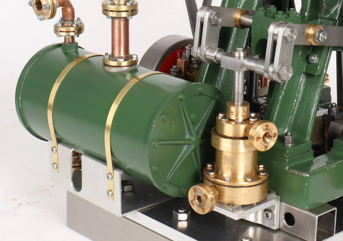 Large twin cylinder vertical engine