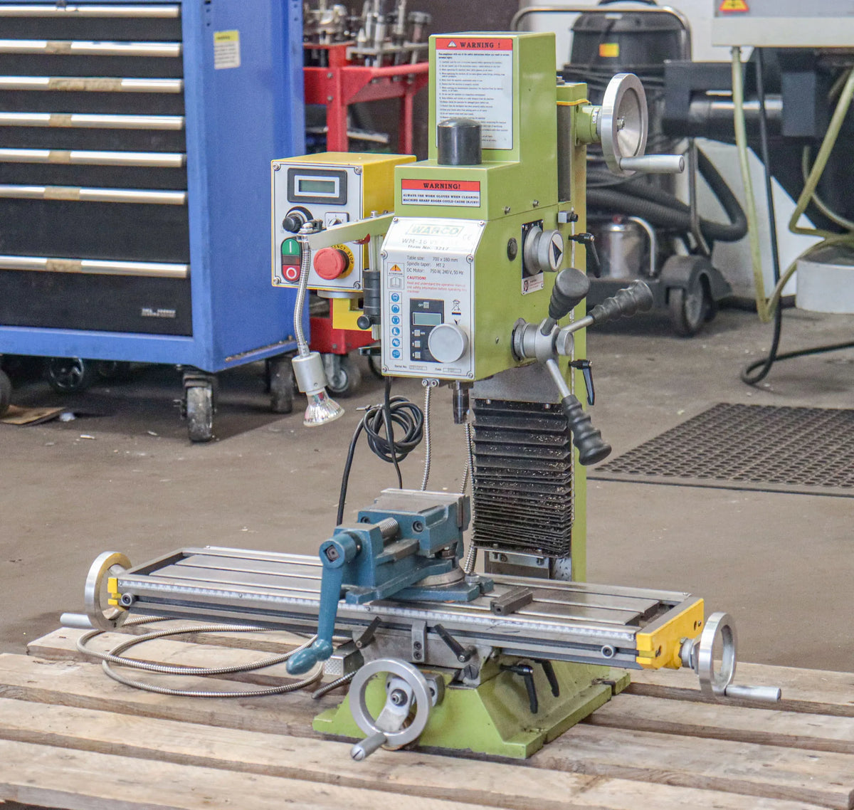 Warco WM16 mill with DRO