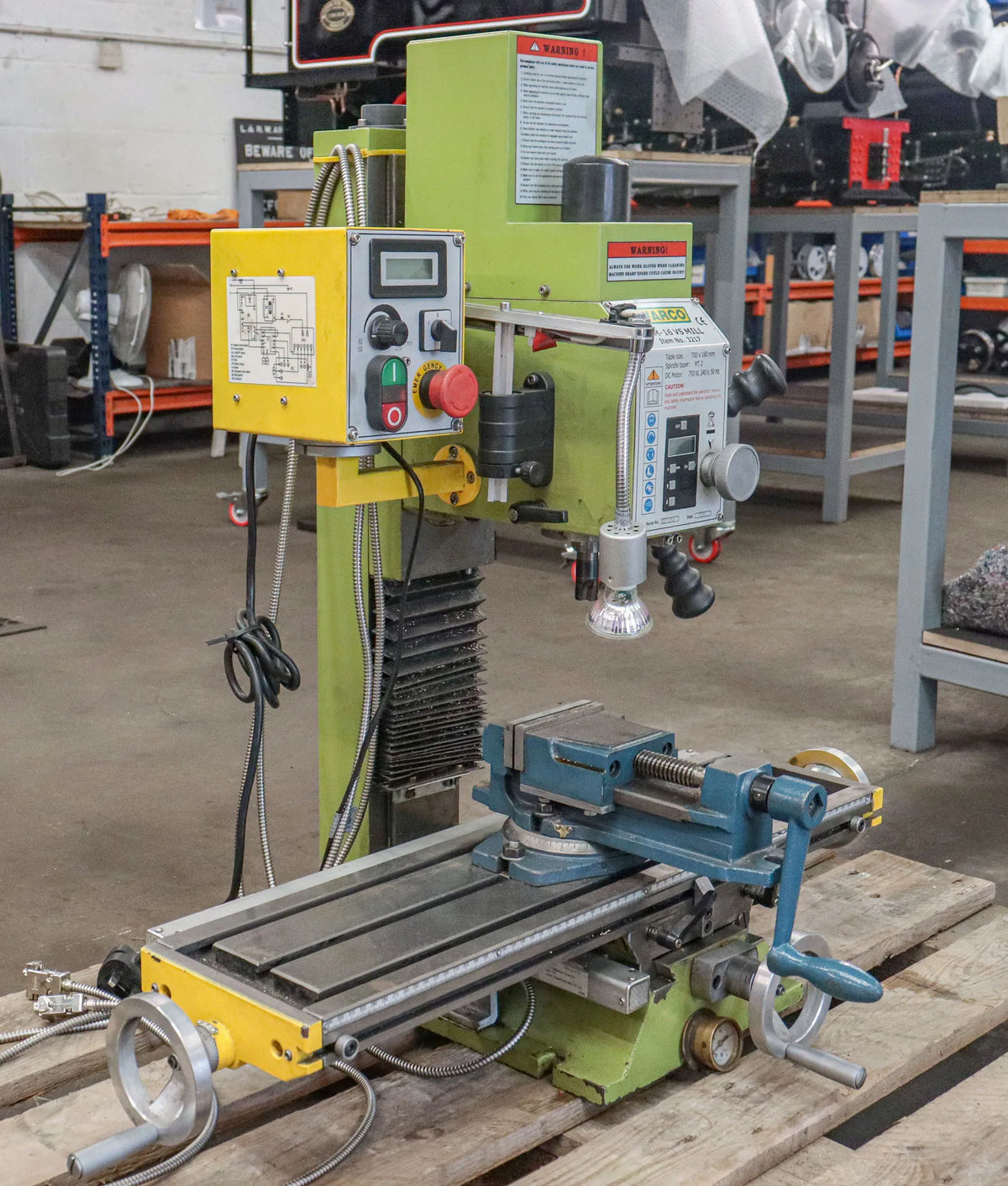 Warco WM16 mill with DRO