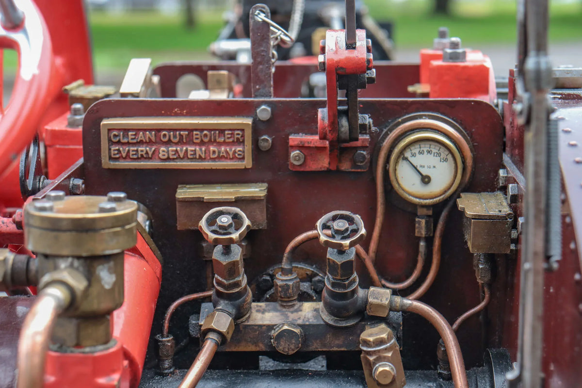 3 inch scale Burrell traction engine with driving truck