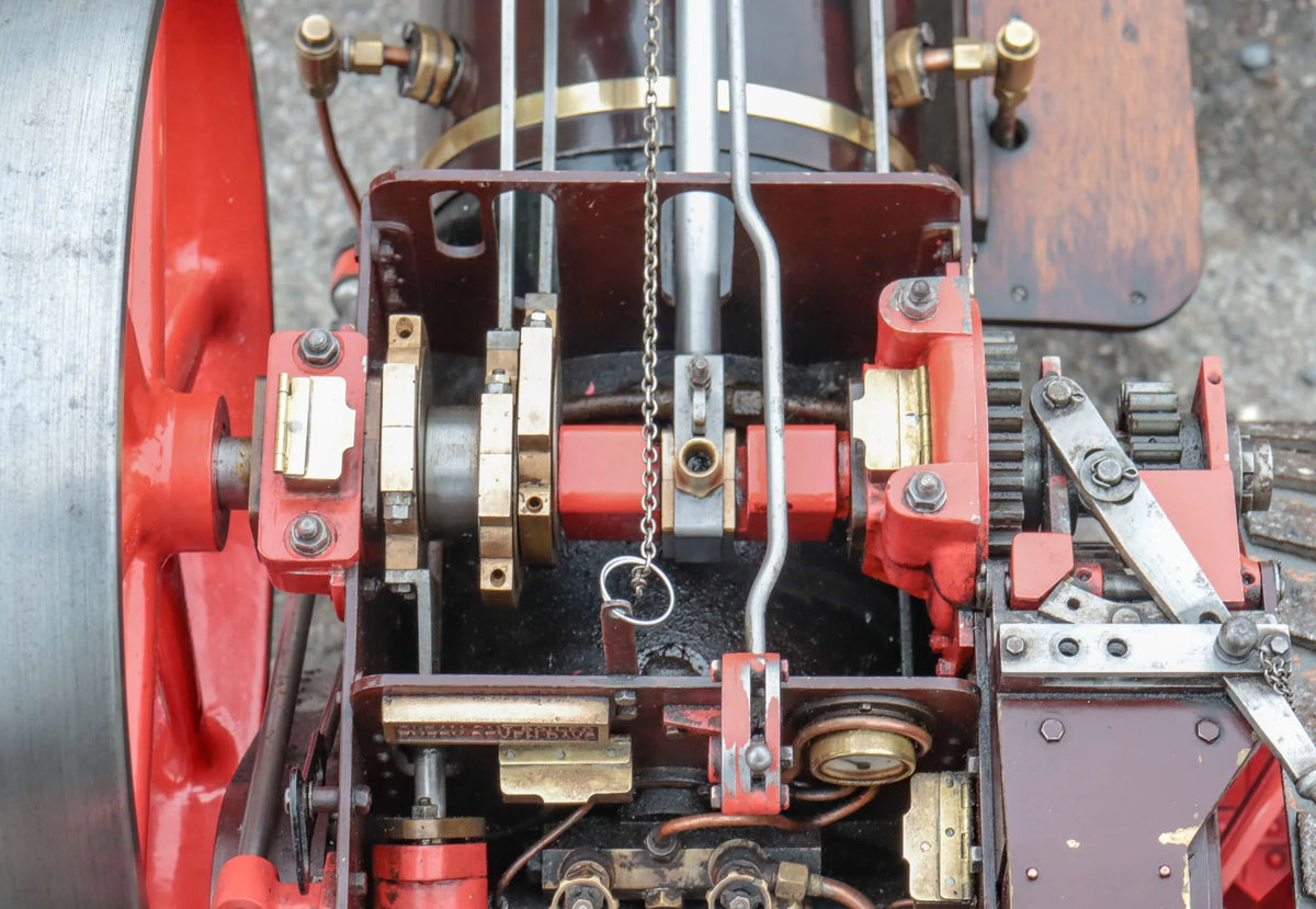 3 inch scale Burrell traction engine with driving truck