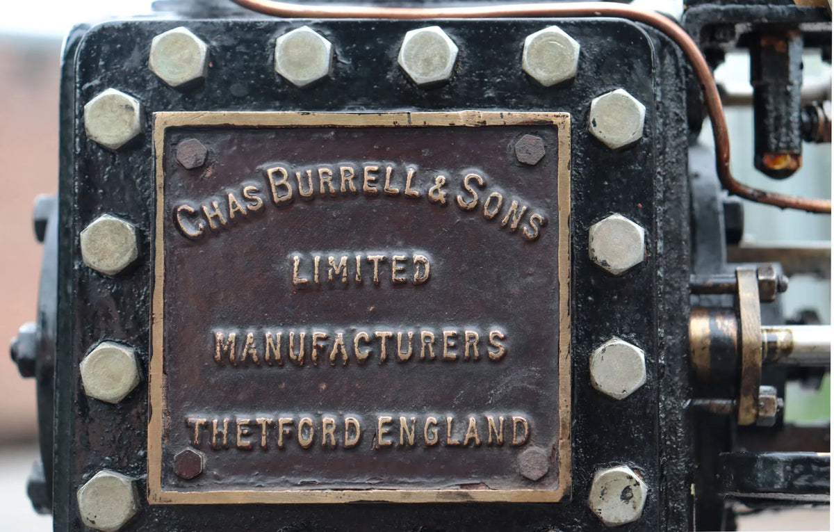 3 inch scale Burrell traction engine with driving truck