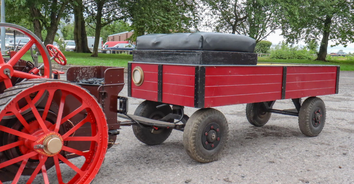 3 inch scale Burrell traction engine with driving truck