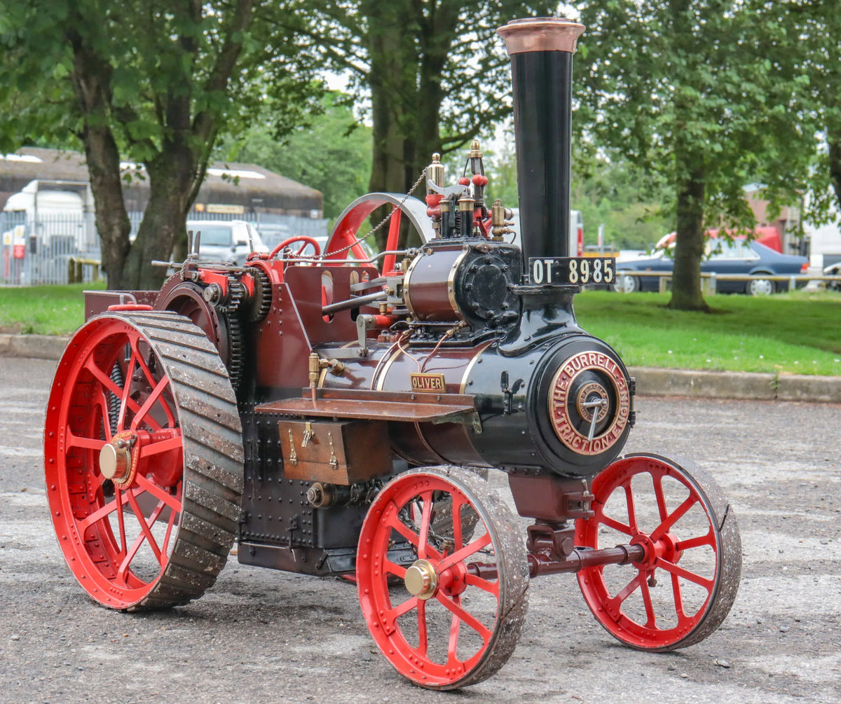 3 inch scale Burrell traction engine with driving truck