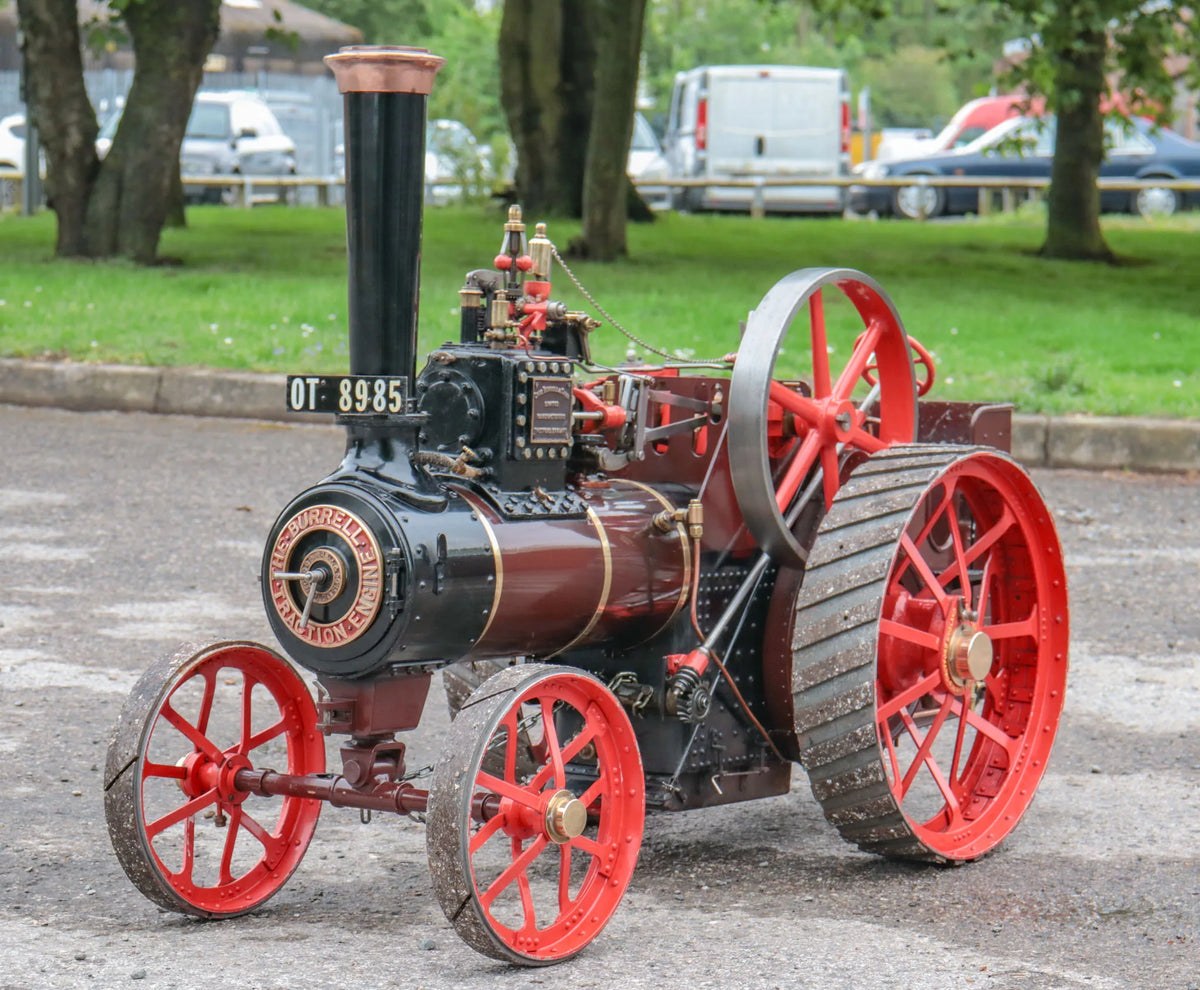 3 inch scale Burrell traction engine with driving truck
