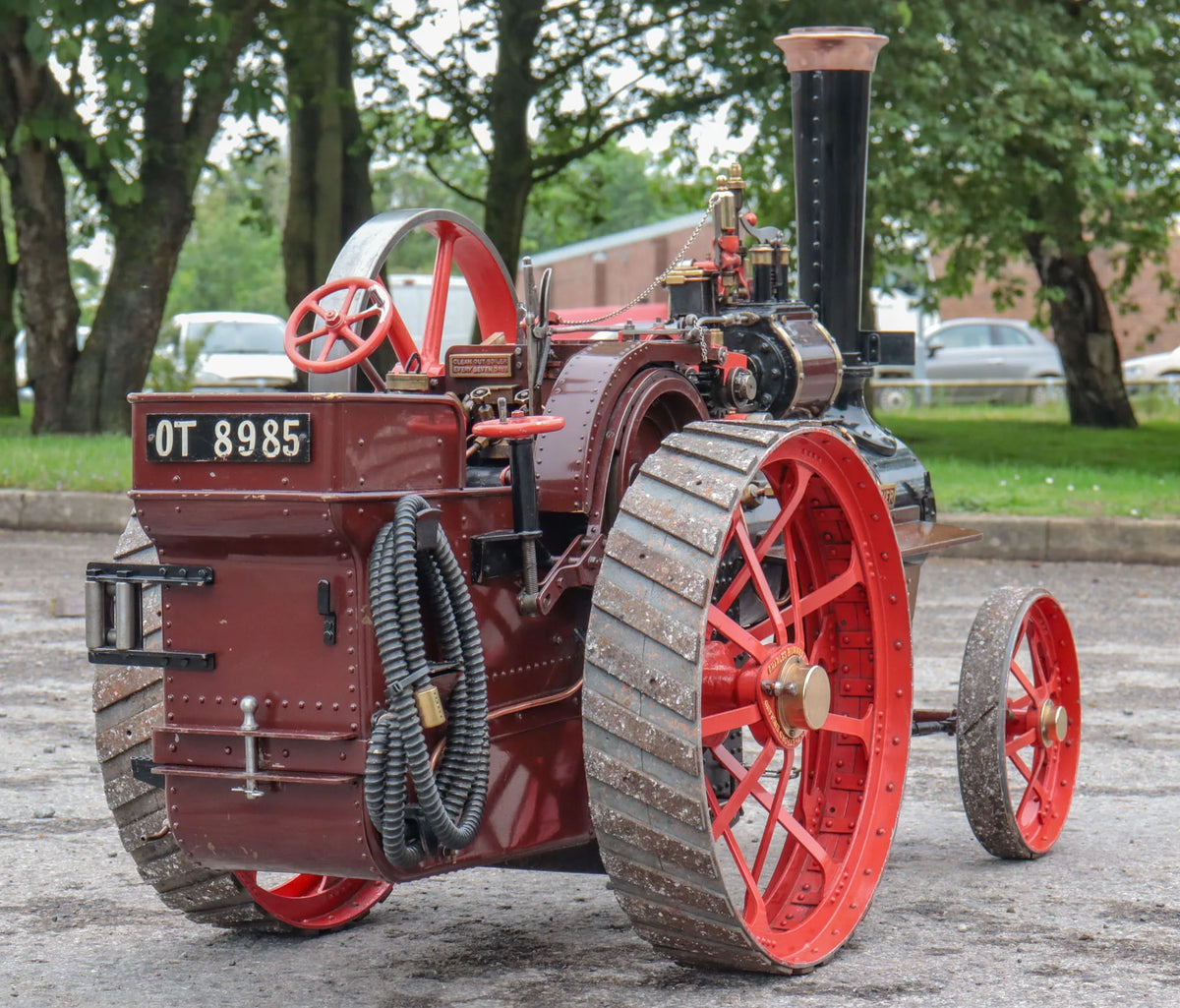 3 inch scale Burrell traction engine with driving truck