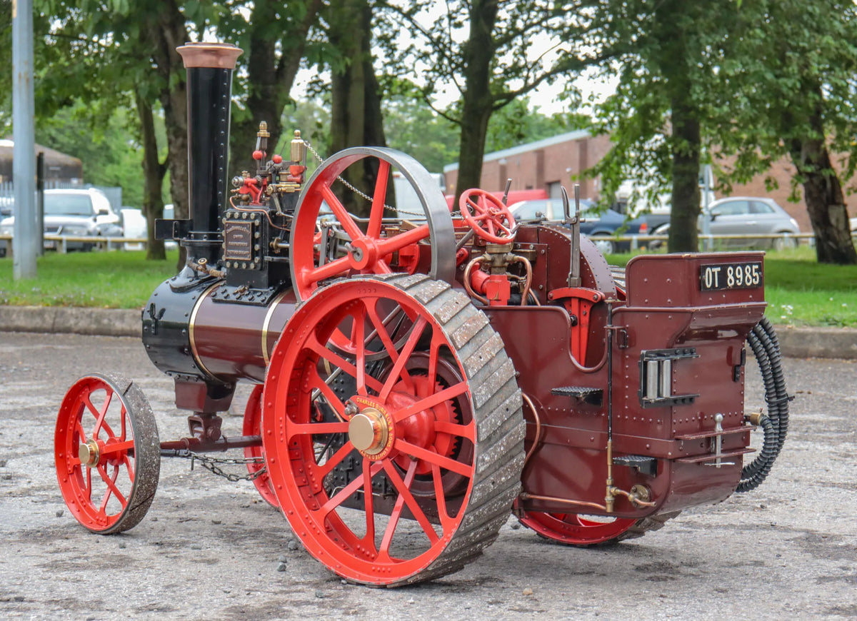 3 inch scale Burrell traction engine with driving truck
