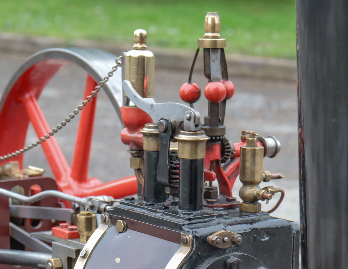 3 inch scale Burrell traction engine with driving truck