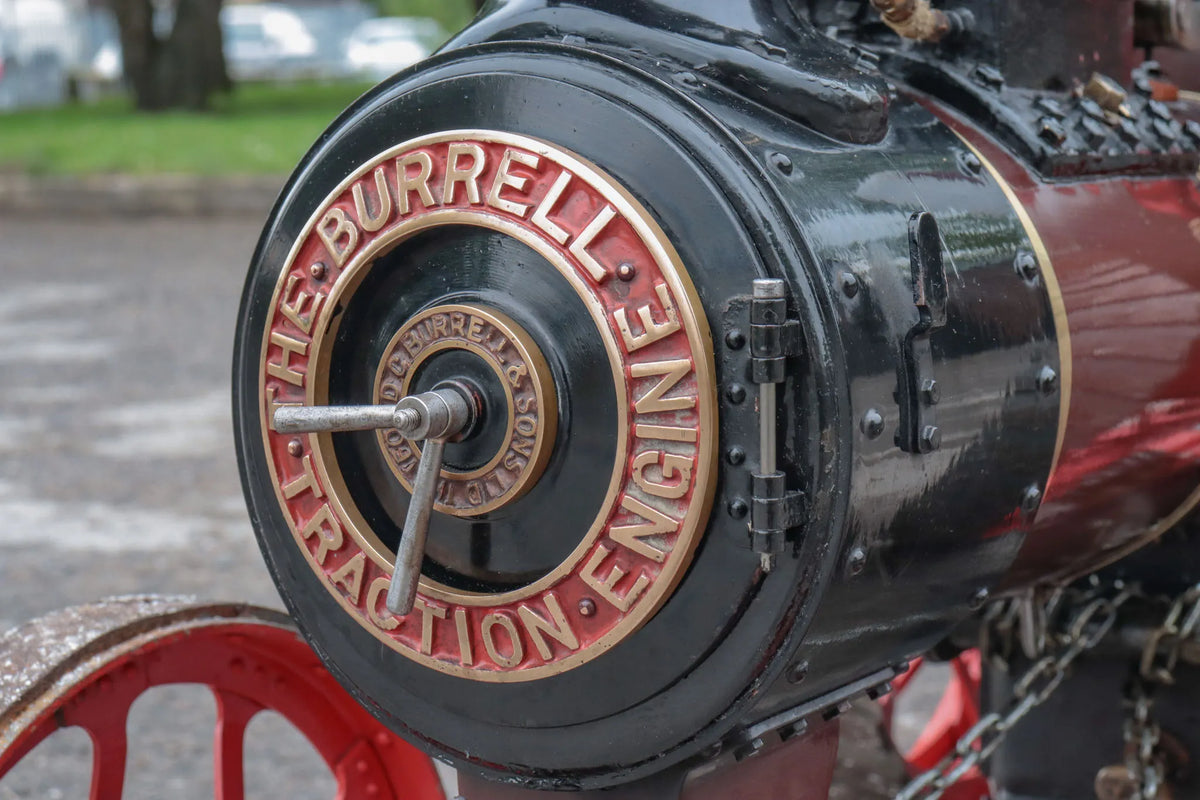 3 inch scale Burrell traction engine with driving truck