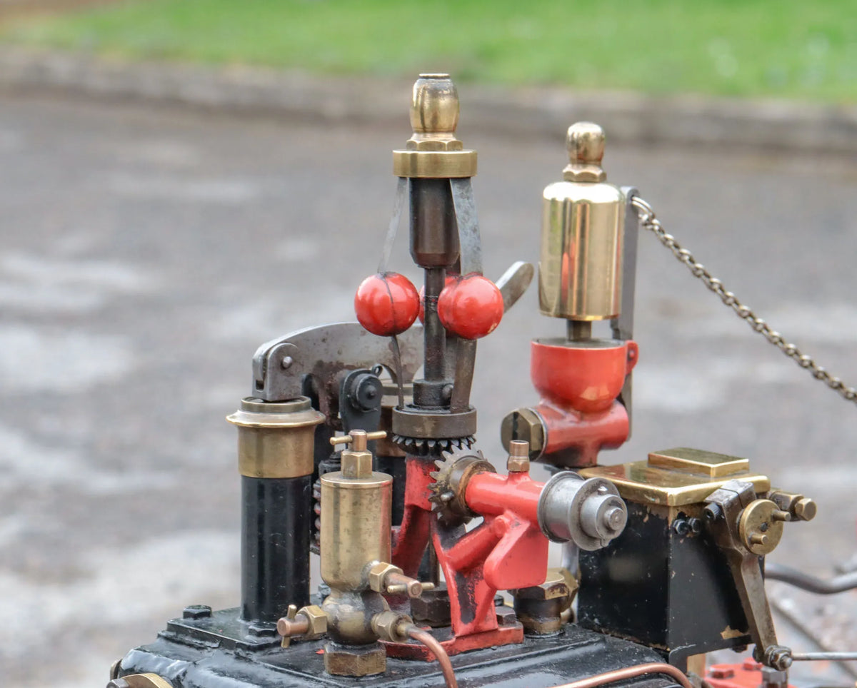 3 inch scale Burrell traction engine with driving truck