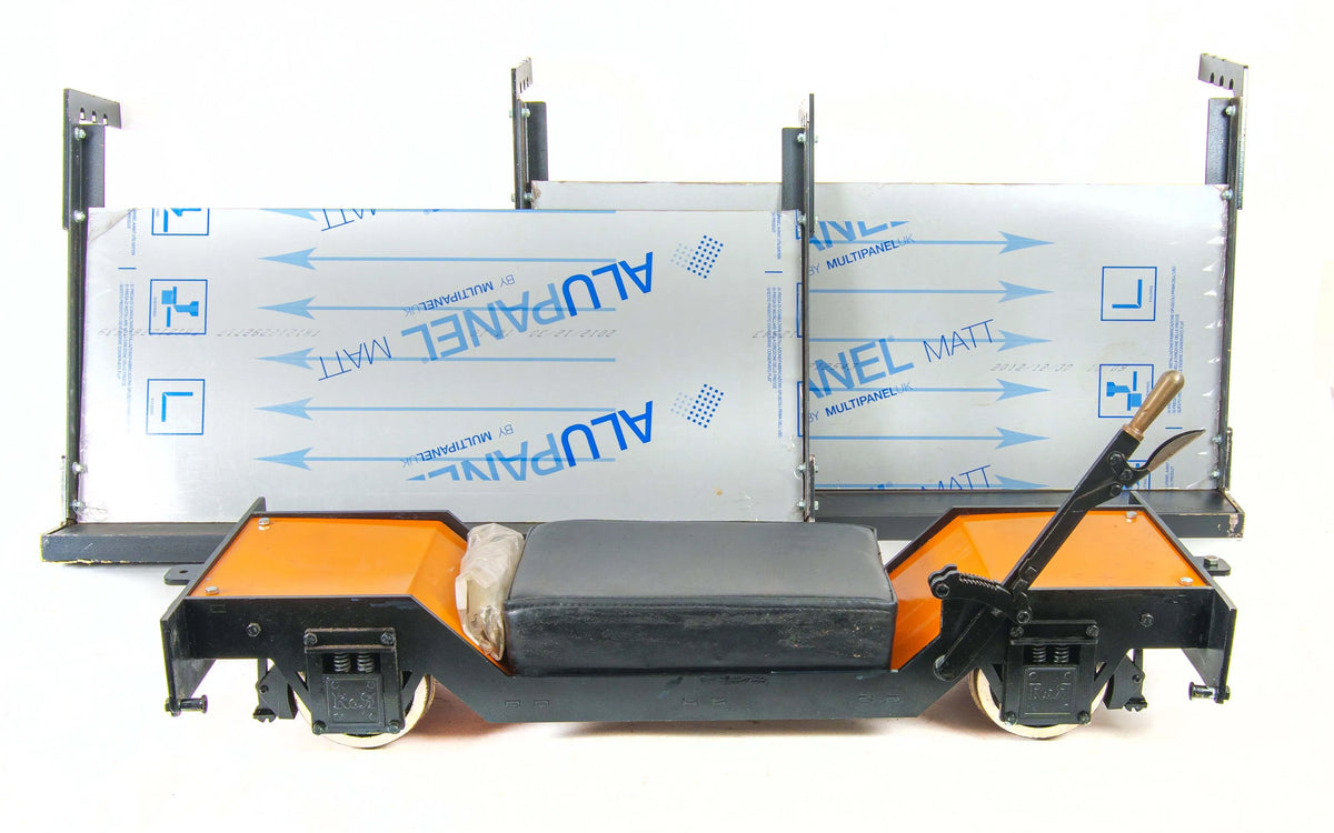 5 inch gauge Ride on Railways raised level braked driving truck