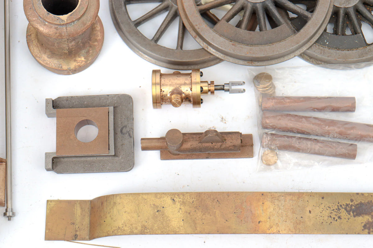 5 inch gauge GWR 0-6-0PT "Pansy" parts, castings & boiler