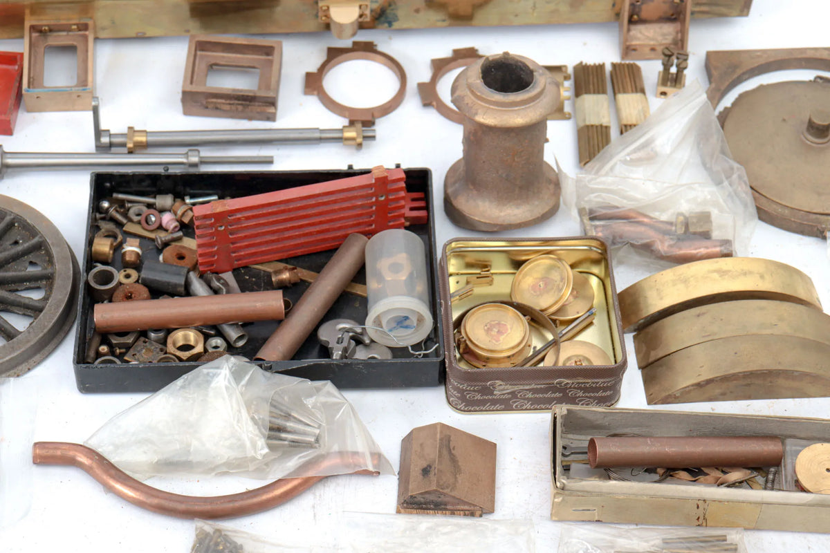 5 inch gauge GWR 0-6-0PT "Pansy" parts, castings & boiler