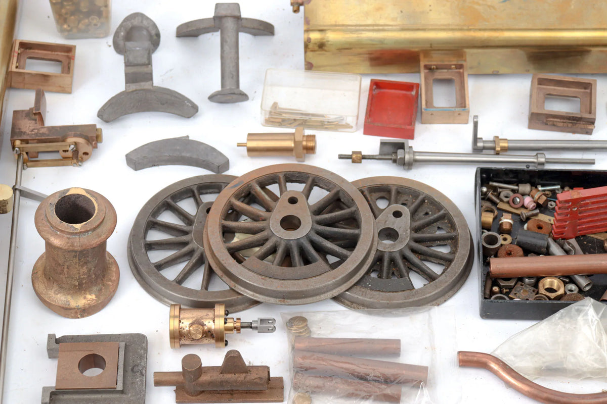 5 inch gauge GWR 0-6-0PT "Pansy" parts, castings & boiler