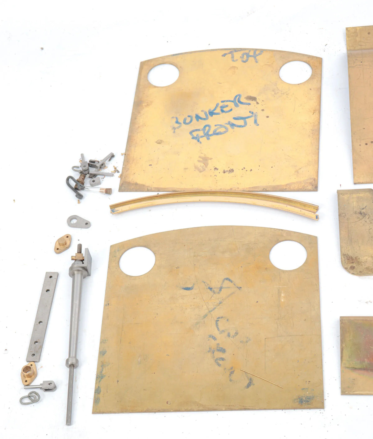 5 inch gauge GWR 0-6-0PT "Pansy" parts, castings & boiler