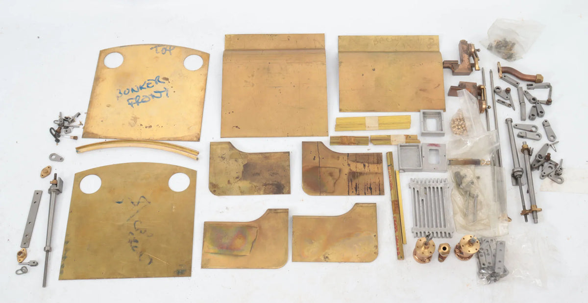 5 inch gauge GWR 0-6-0PT "Pansy" parts, castings & boiler