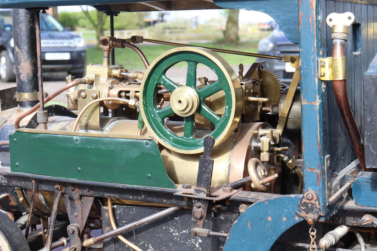 Vintage steam wagon